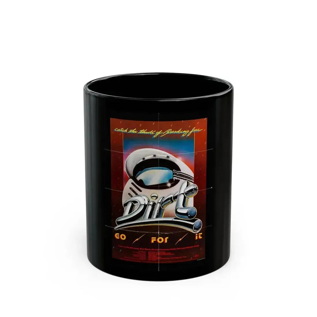 DIRT 1979 Movie Poster - Black Coffee Mug 11oz - Go Mug Yourself