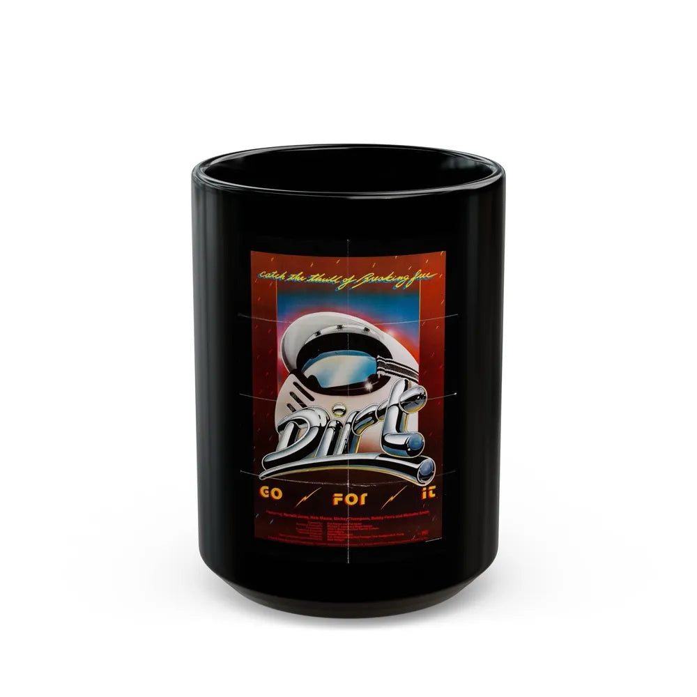 DIRT 1979 Movie Poster - Black Coffee Mug-15oz-Go Mug Yourself