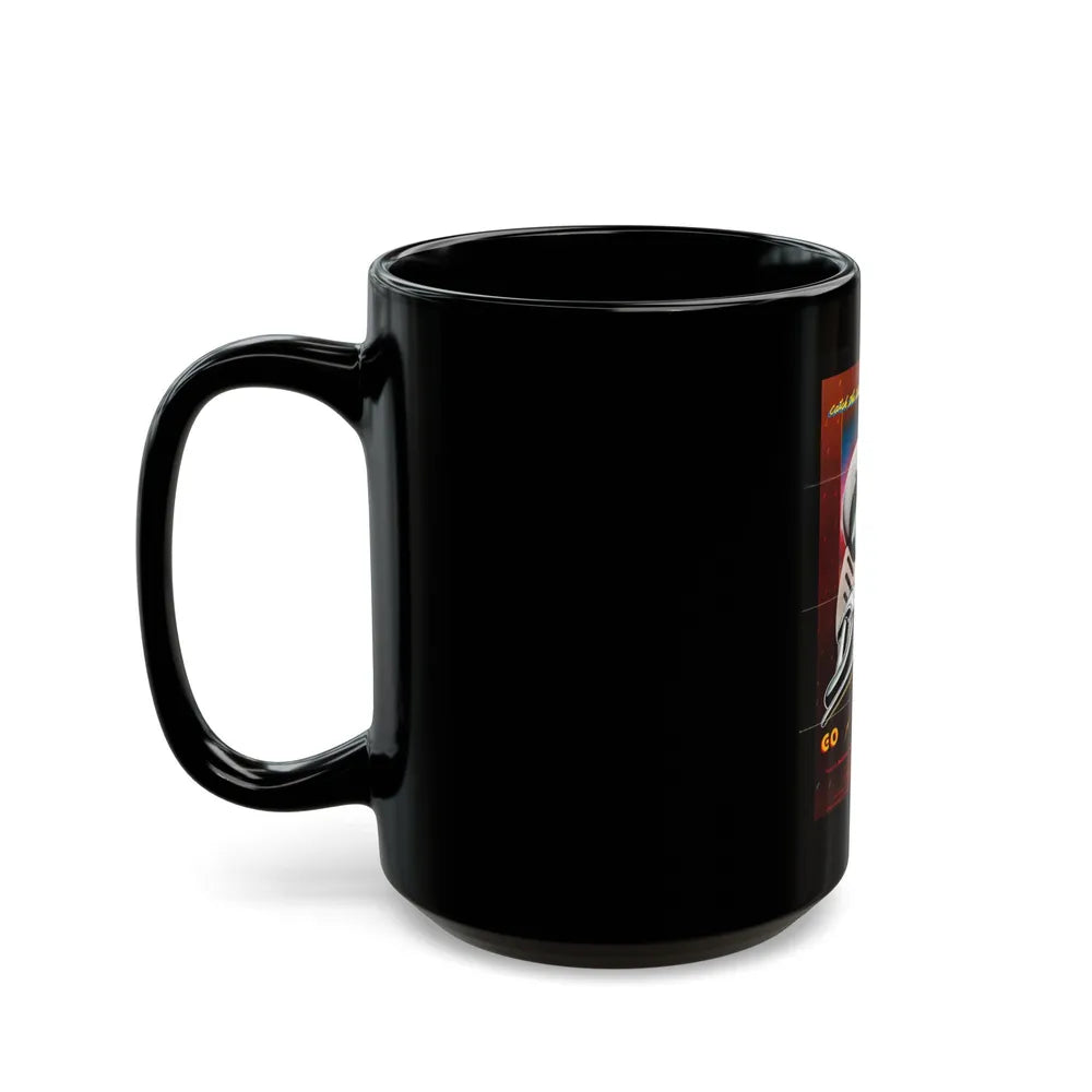 DIRT 1979 Movie Poster - Black Coffee Mug-Go Mug Yourself