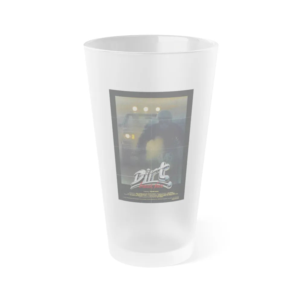 DIRT BREAK FREE 1979 Movie Poster - Frosted Pint Glass 16oz-Go Mug Yourself