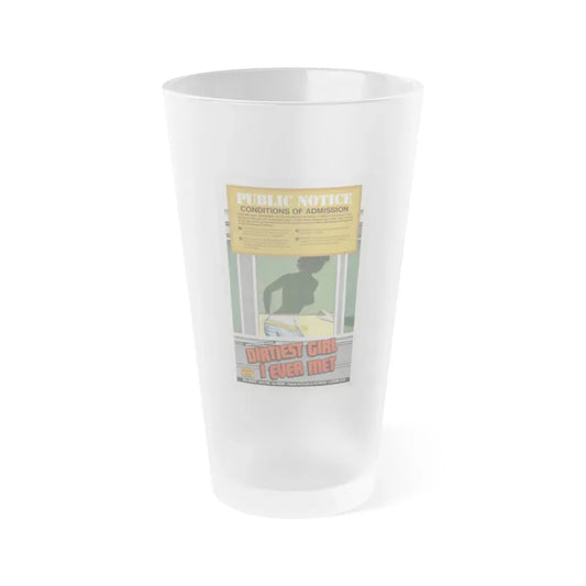 DIRTIEST GIRL I EVER MET 1970 Movie Poster - Frosted Pint Glass 16oz Default Title - Go Mug Yourself