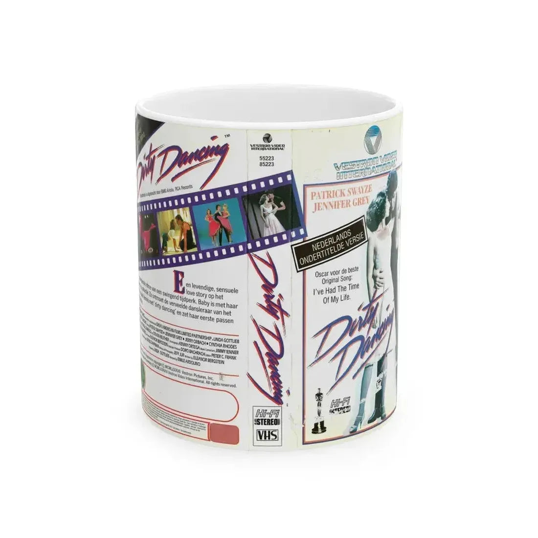 DIRTY DANCING (VHS COVER) - White Coffee Mug 11oz - Go Mug Yourself