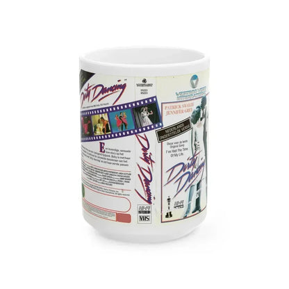 DIRTY DANCING (VHS COVER) - White Coffee Mug 15oz - Go Mug Yourself