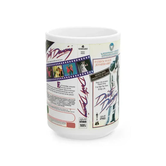 DIRTY DANCING (VHS COVER) - White Coffee Mug 15oz - Go Mug Yourself