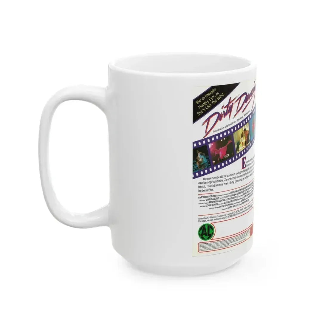 DIRTY DANCING (VHS COVER) - White Coffee Mug - Go Mug Yourself
