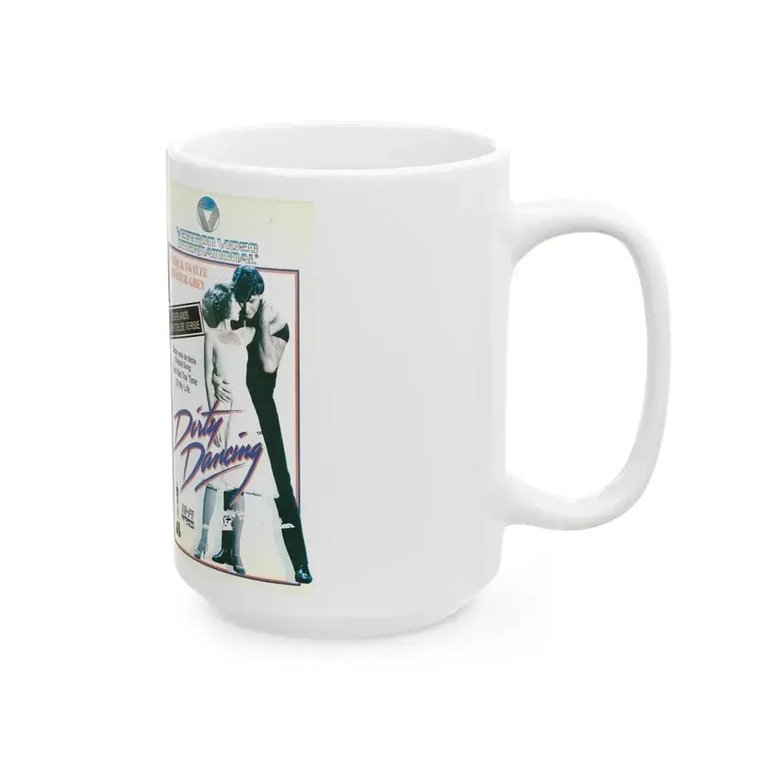 DIRTY DANCING (VHS COVER) - White Coffee Mug - Go Mug Yourself