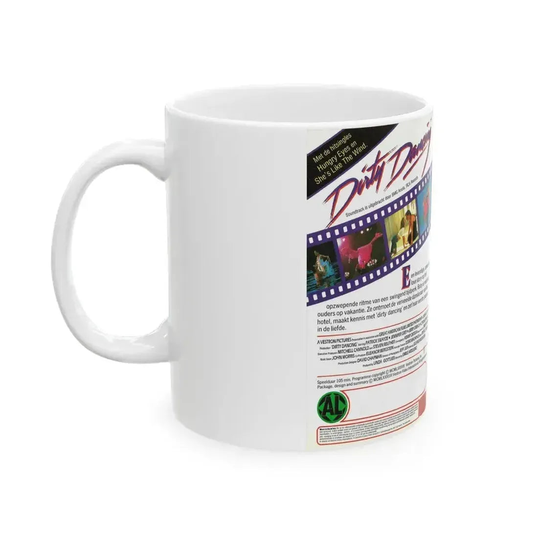 DIRTY DANCING (VHS COVER) - White Coffee Mug - Go Mug Yourself
