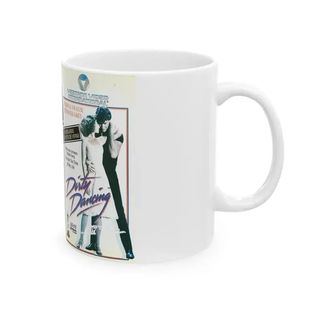 DIRTY DANCING (VHS COVER) - White Coffee Mug - Go Mug Yourself