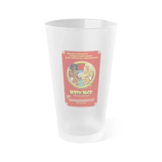 DIRTY DUCK 1974 Movie Poster - Frosted Pint Glass 16oz Default Title - Go Mug Yourself