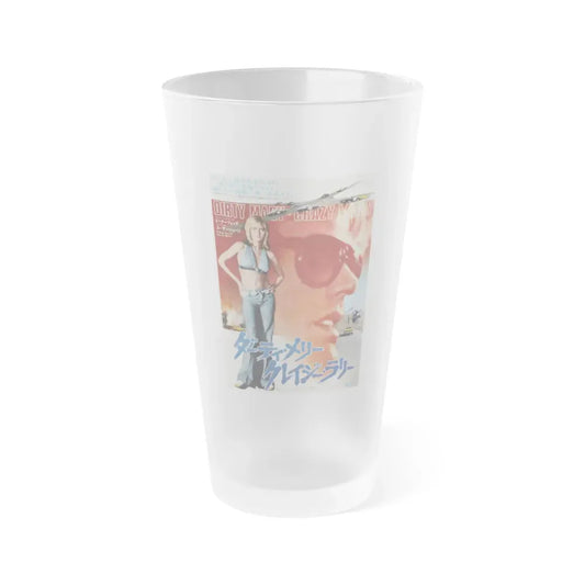 DIRTY MARY, CRAZY LARRY 1974 Movie Poster - Frosted Pint Glass 16oz Default Title - Go Mug Yourself