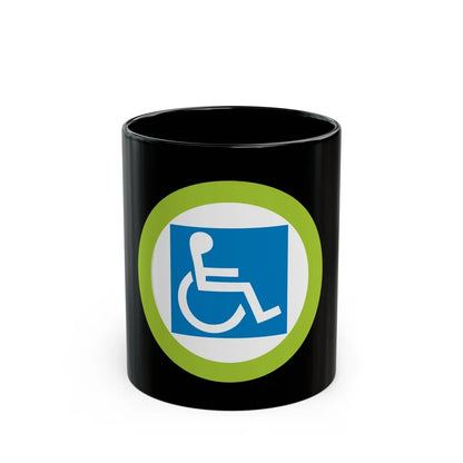 Disabilities Awareness (Boy Scout Merit Badge) Black Coffee Mug-11oz-Go Mug Yourself