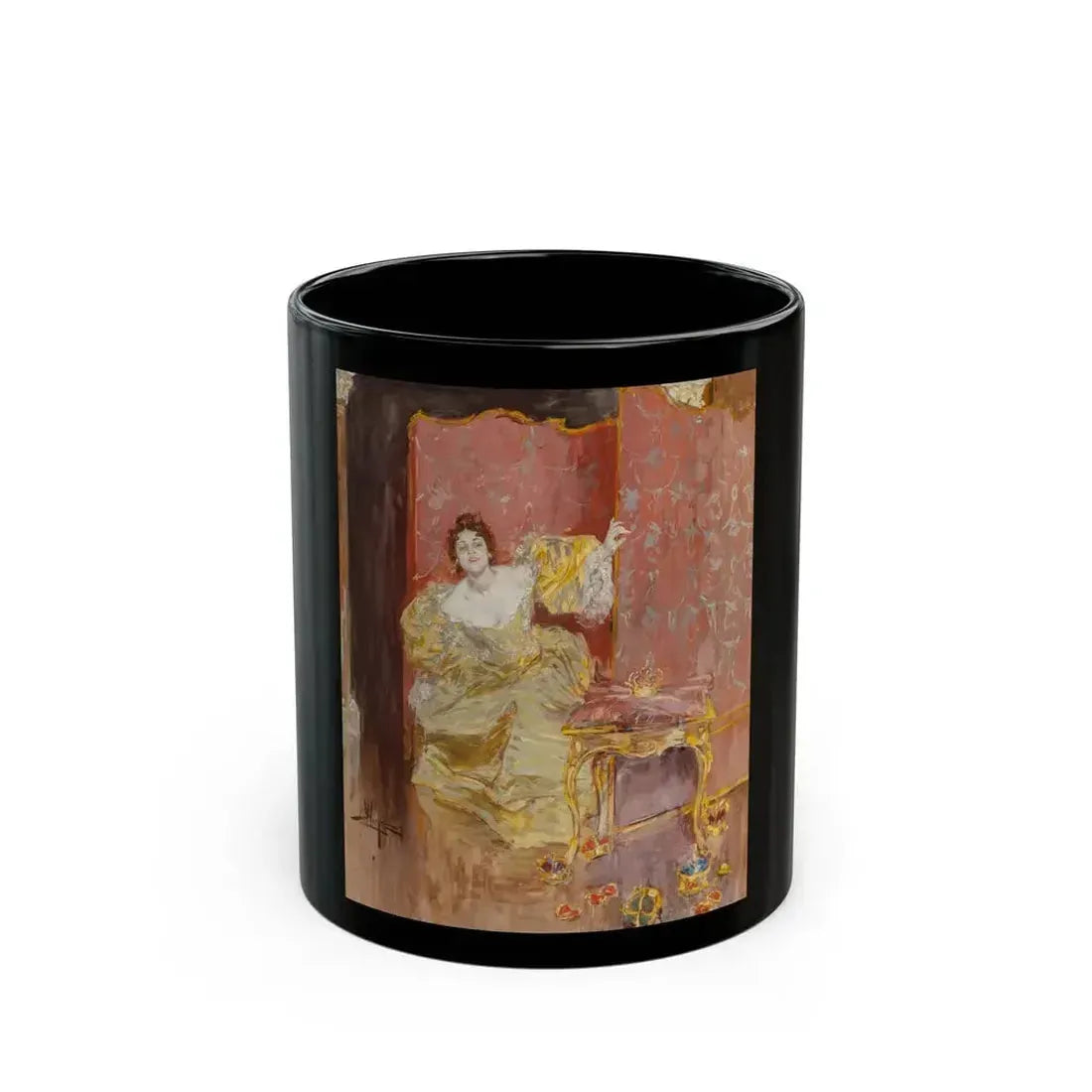 Discarded Crowns, 1895 - Black Coffee Mug 11oz - Go Mug Yourself