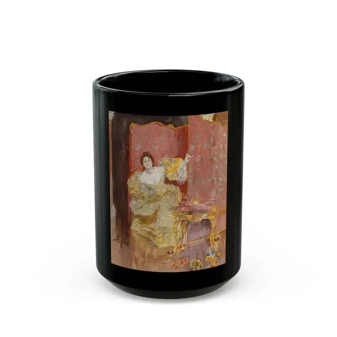 Discarded Crowns, 1895 - Black Coffee Mug 15oz - Go Mug Yourself