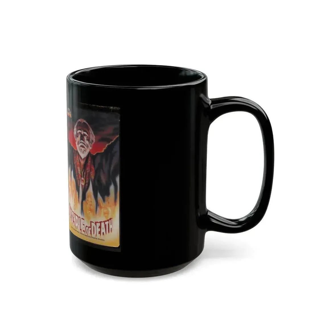DISCIPLE OF DEATH (VHS COVER) - Black Coffee Mug - Go Mug Yourself