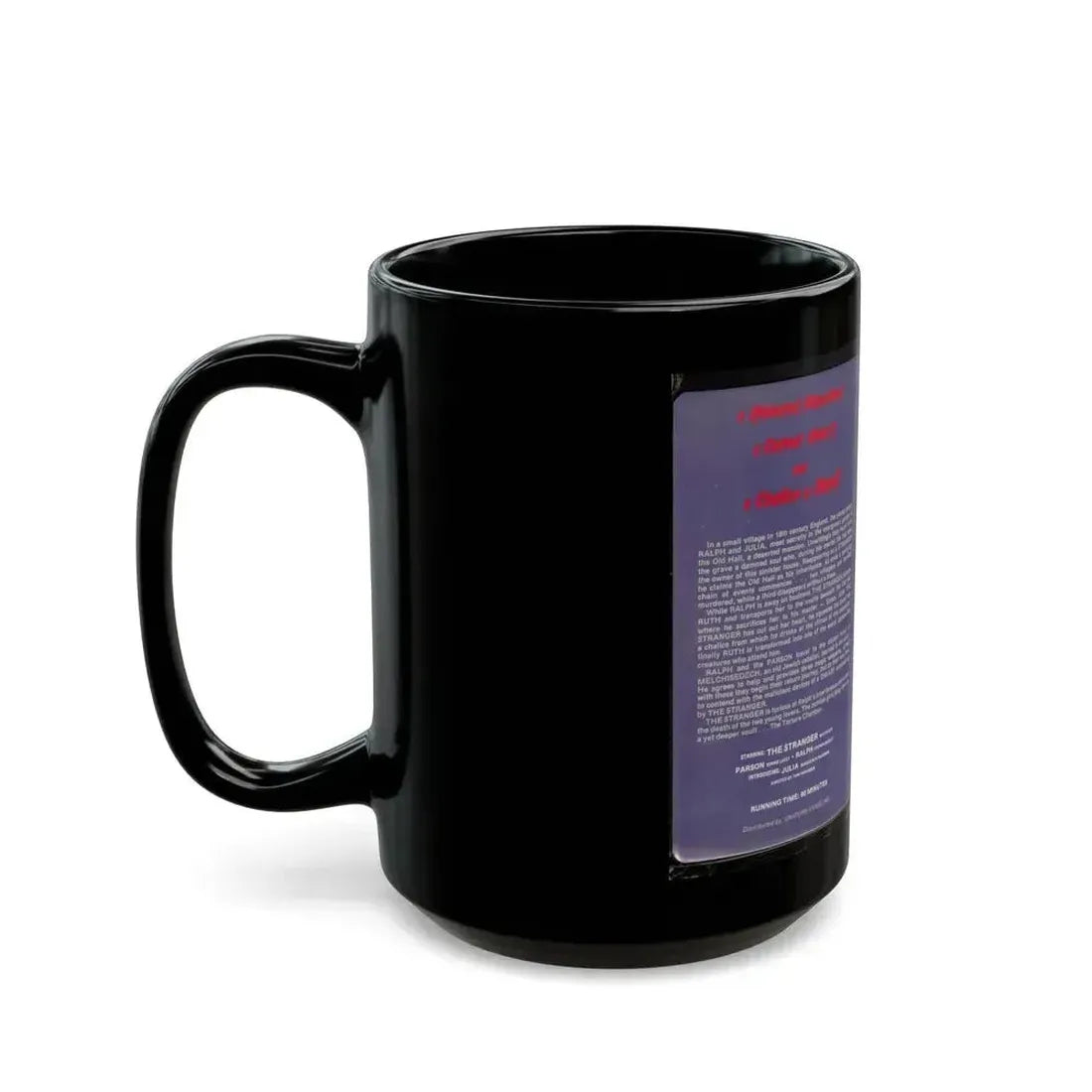 DISCIPLE OF DEATH (VHS COVER) - Black Coffee Mug - Go Mug Yourself