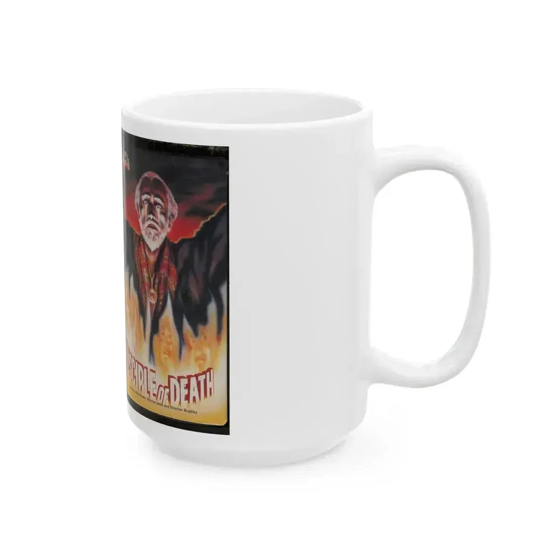 DISCIPLE OF DEATH (VHS COVER) - White Coffee Mug - Go Mug Yourself