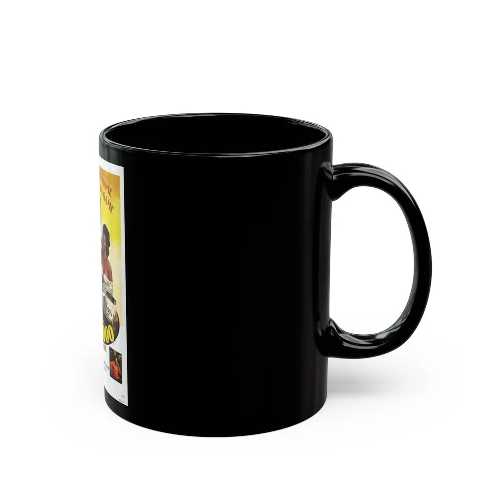 DISCO 9000 1977 Movie Poster - Black Coffee Mug-Go Mug Yourself