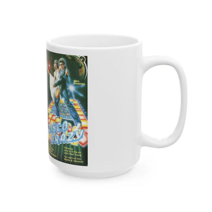 DISCO CRAZY (VHS COVER) - White Coffee Mug-Go Mug Yourself