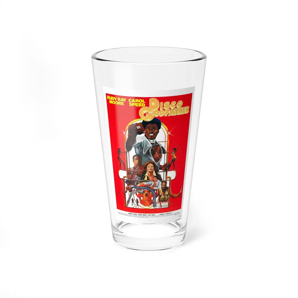 DISCO GODFATHER 1979 Movie Poster - Pint Glass 16oz-16oz-Go Mug Yourself