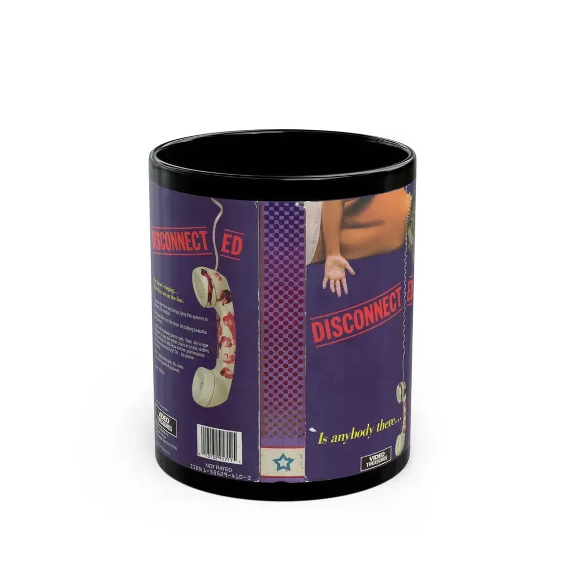 DISCONNECTED (VHS COVER) - Black Coffee Mug 11oz - Go Mug Yourself