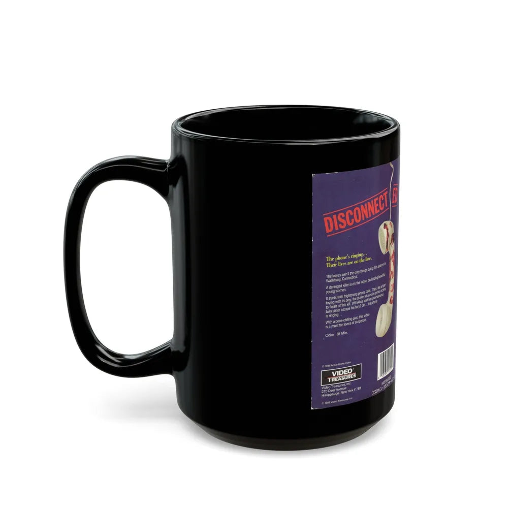 DISCONNECTED (VHS COVER) - Black Coffee Mug-Go Mug Yourself