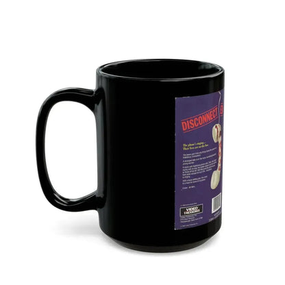DISCONNECTED (VHS COVER) - Black Coffee Mug - Go Mug Yourself