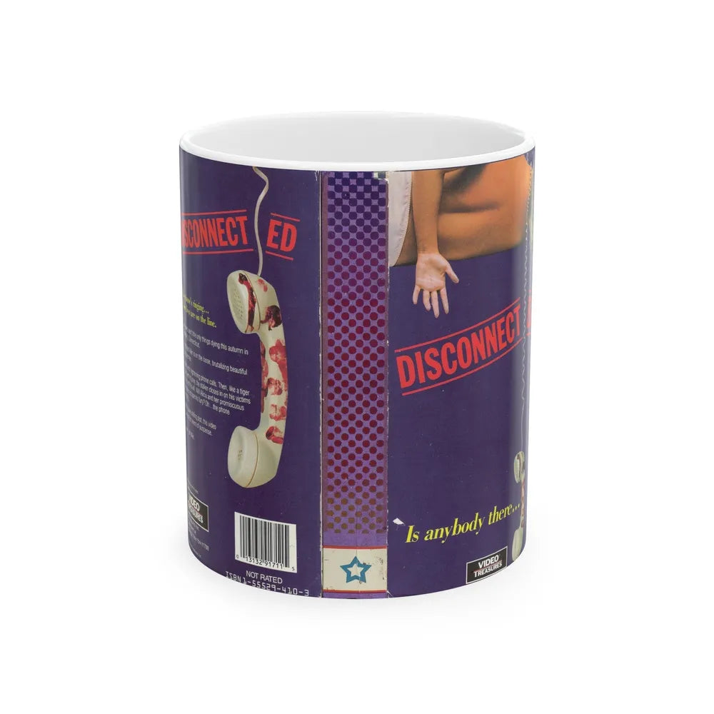 DISCONNECTED (VHS COVER) - White Coffee Mug-11oz-Go Mug Yourself