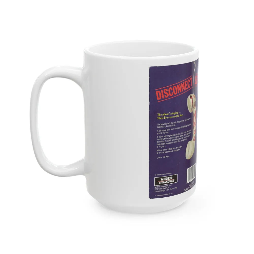 DISCONNECTED (VHS COVER) - White Coffee Mug-Go Mug Yourself