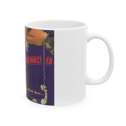 DISCONNECTED (VHS COVER) - White Coffee Mug - Go Mug Yourself