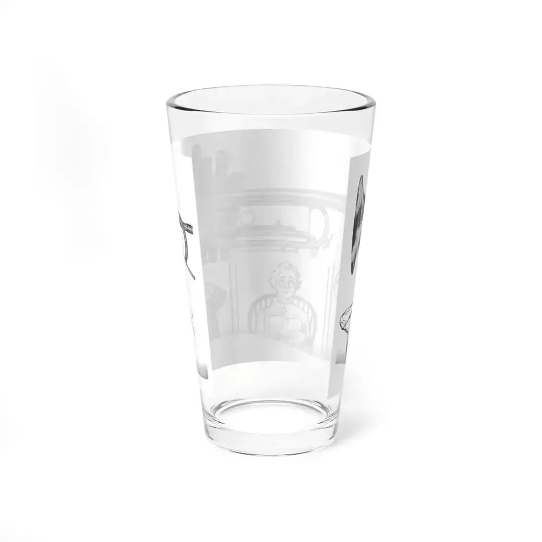 Discord In A Flat by Elizabeth Grey, Woman's Own magazine, 1957 - Pint Glass 16oz - Go Mug Yourself