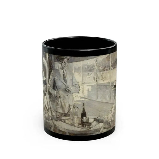 Discussion On Deck - Black Coffee Mug 11oz - Go Mug Yourself