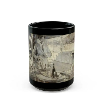 Discussion On Deck - Black Coffee Mug 15oz - Go Mug Yourself