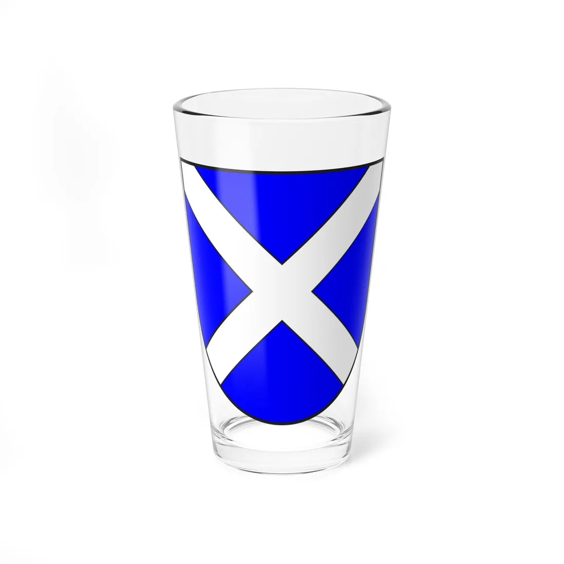 Disentis Muster wappen (Switzerland) (Coat of Arms) Pint Glass 16oz 16oz - Go Mug Yourself