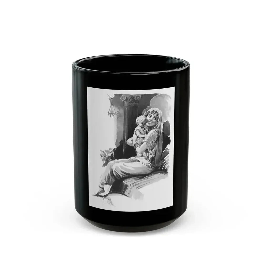 Disharmony by Douglas Newton (1), Help Yourself Annual, 1930 - Black Coffee Mug 15oz - Go Mug Yourself
