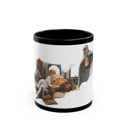 Disharmony by Douglas Newton (2), Help Yourself Annual, 1930 - Black Coffee Mug 11oz - Go Mug Yourself
