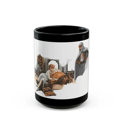 Disharmony by Douglas Newton (2), Help Yourself Annual, 1930 - Black Coffee Mug 15oz - Go Mug Yourself