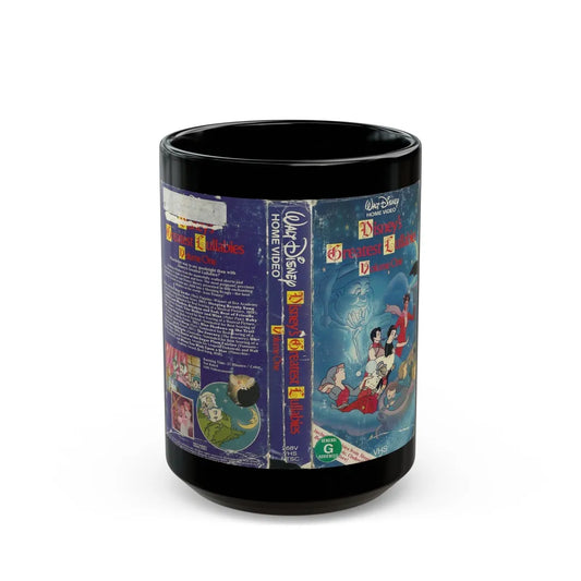 DISNEYS GREATEST LULLABIES VOLUME ONE WALT DISNEY HOME VIDEO (VHS COVER) - Black Coffee Mug-15oz-Go Mug Yourself