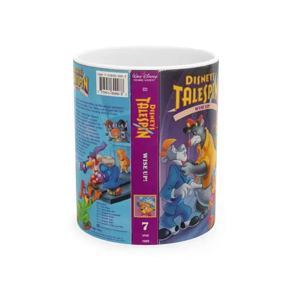 DISNEYS TALESPIN WISE UP (VHS COVER) - White Coffee Mug 11oz - Go Mug Yourself