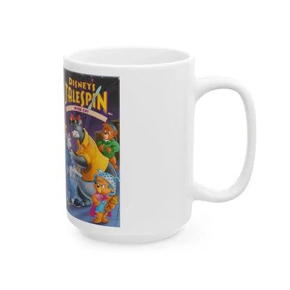 DISNEYS TALESPIN WISE UP (VHS COVER) - White Coffee Mug - Go Mug Yourself