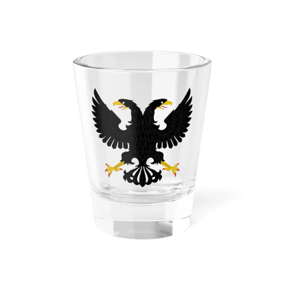 Displayed double head eagle (Russia) (Coat of Arms) Shot Glass 1.5oz 1.5oz - Go Mug Yourself