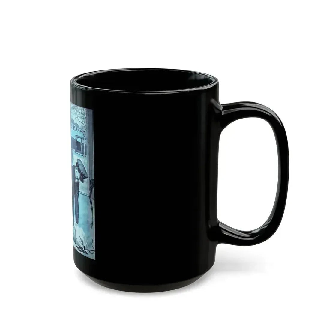 Disposal Service, Bluebook Magazine, January 1956 - Black Coffee Mug - Go Mug Yourself