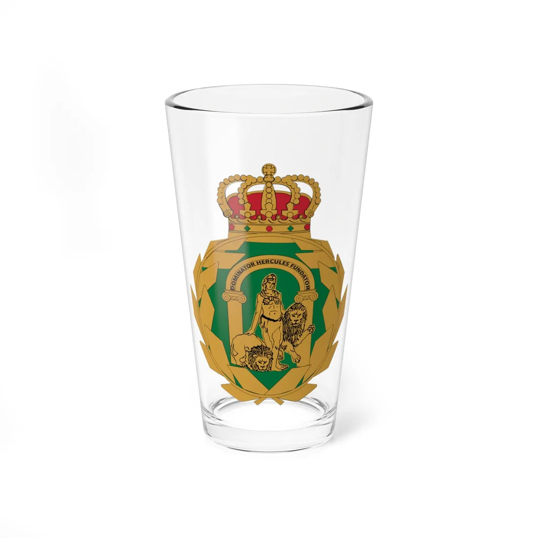 Distintivo de la Presidencia y ex Presidencias de la Junta de Andalucía (Spain) (Coat of Arms) Pint Glass 16oz 16oz - Go Mug Yourself