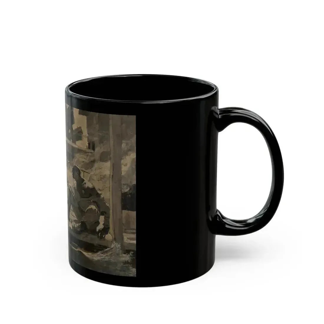 Distressed, 1927 - Black Coffee Mug - Go Mug Yourself