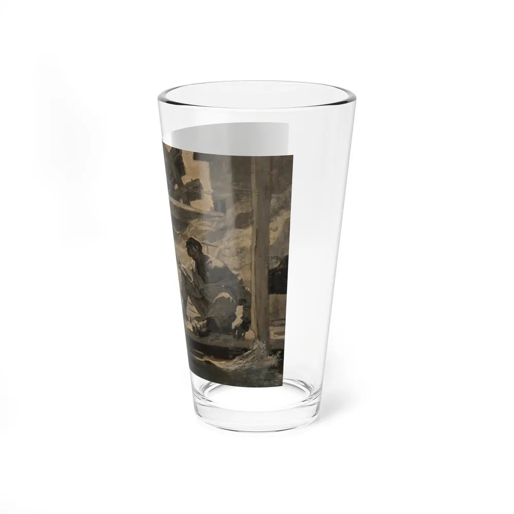 Distressed, 1927 - Pint Glass 16oz-Go Mug Yourself