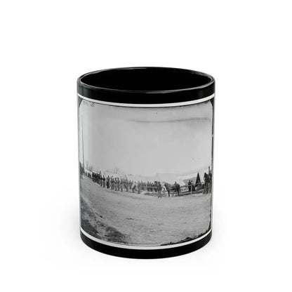District Of Columbia. Band Before Quarters At Camp Stoneman (U.S. Civil War) Black Coffee Mug 11oz - Go Mug Yourself