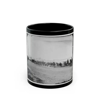 District Of Columbia. Band Before Quarters At Camp Stoneman (U.S. Civil War) Black Coffee Mug 11oz - Go Mug Yourself