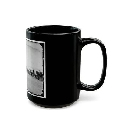 District Of Columbia. Band Before Quarters At Camp Stoneman (U.S. Civil War) Black Coffee Mug - Go Mug Yourself