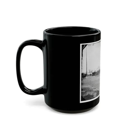 District Of Columbia. Band Before Quarters At Camp Stoneman (U.S. Civil War) Black Coffee Mug - Go Mug Yourself