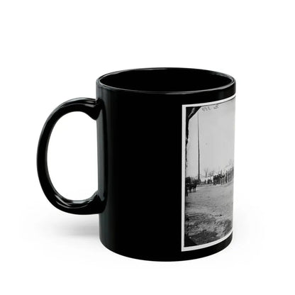 District Of Columbia. Band Before Quarters At Camp Stoneman (U.S. Civil War) Black Coffee Mug - Go Mug Yourself