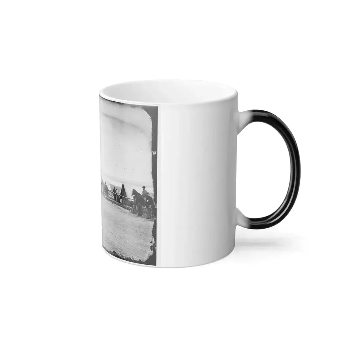 District of Columbia. Band Before Quarters at Camp Stoneman (U.S. Civil War) Color Changing Coffee Mug 11oz - Go Mug Yourself